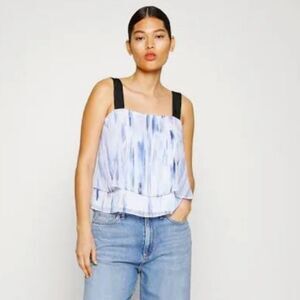 DKNY Women's Metallic Double Layer Tank Top NWT